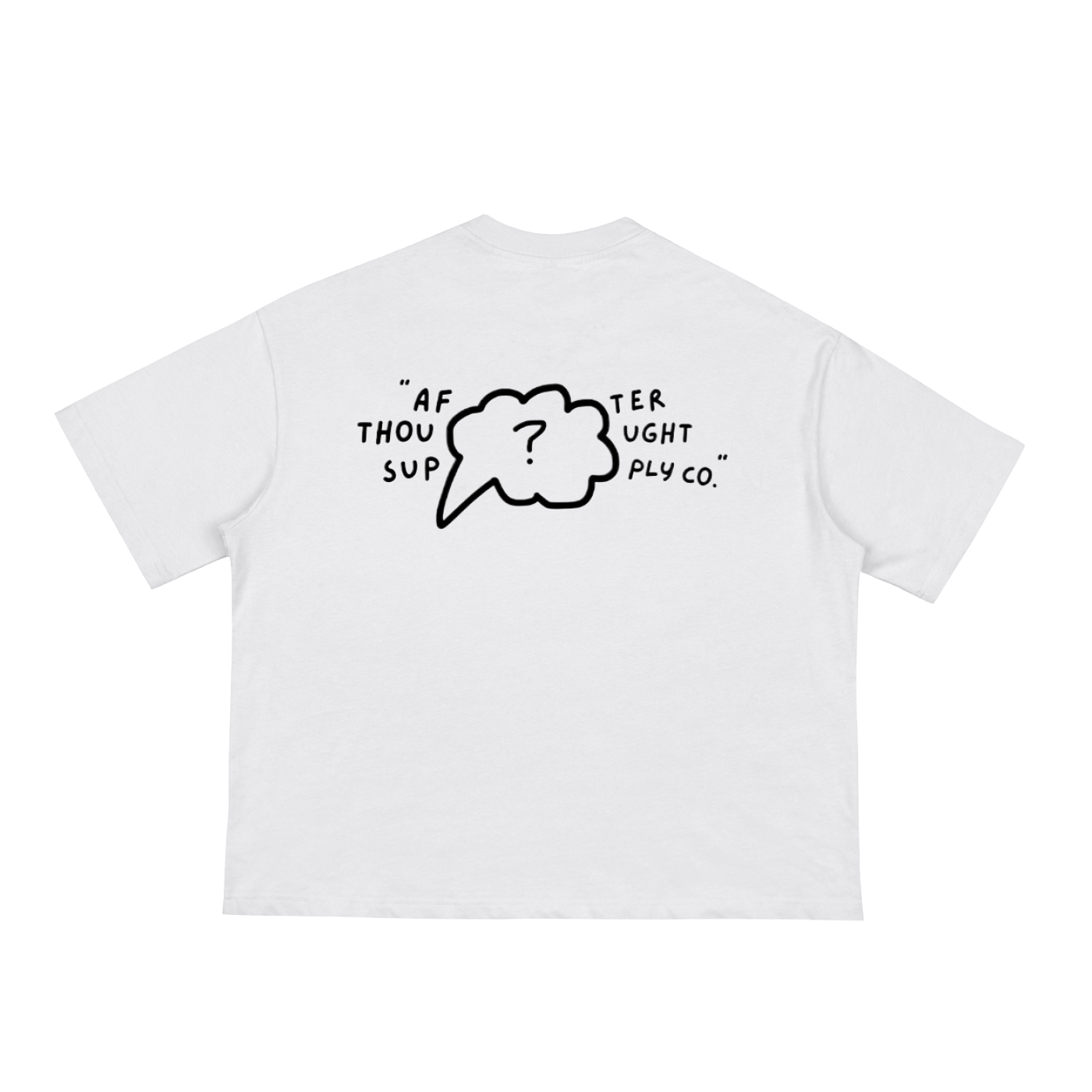 "THOUGHT BUBBLE" LOOSE BOXY TEE