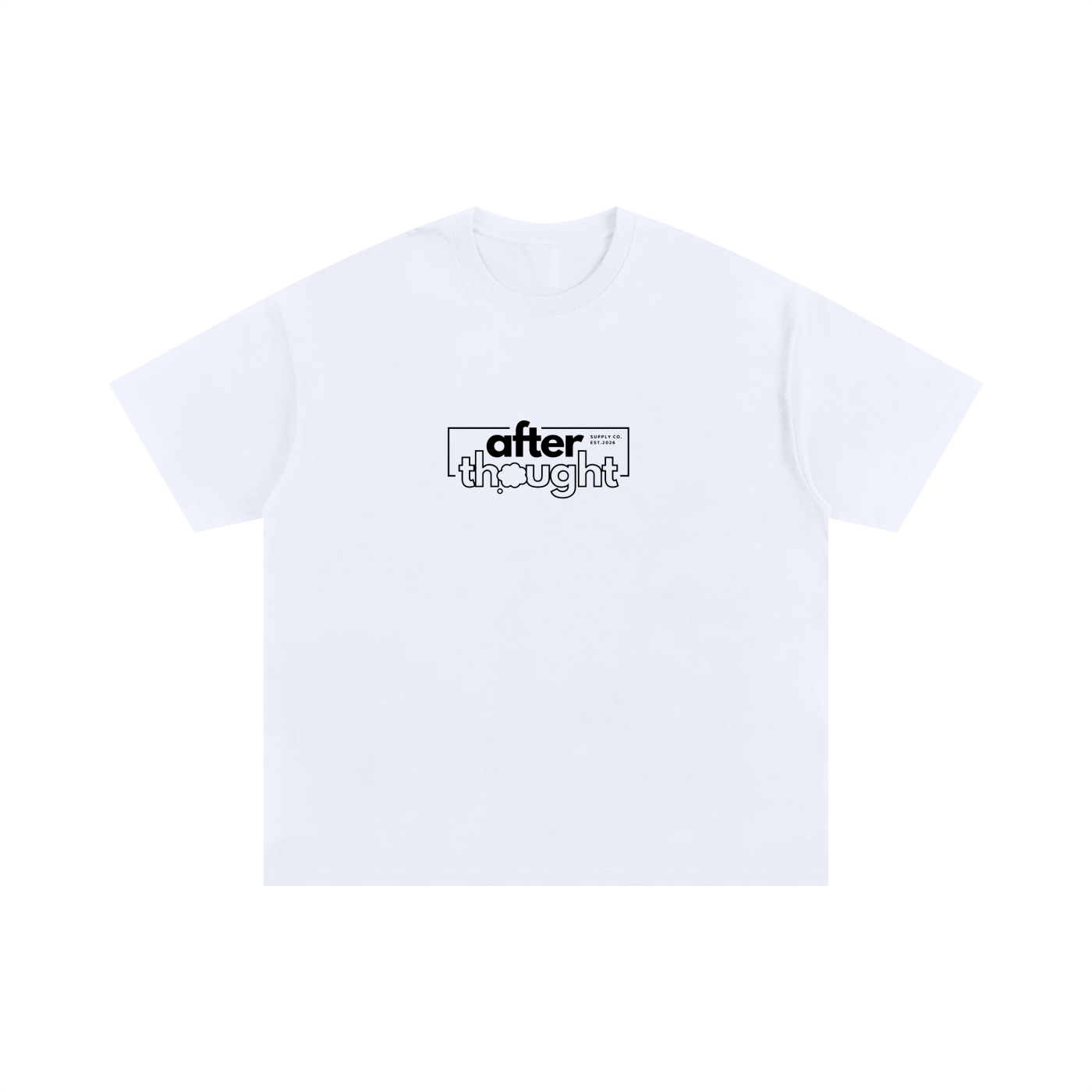 "AFTERTHOUGHT" WHITE TEE