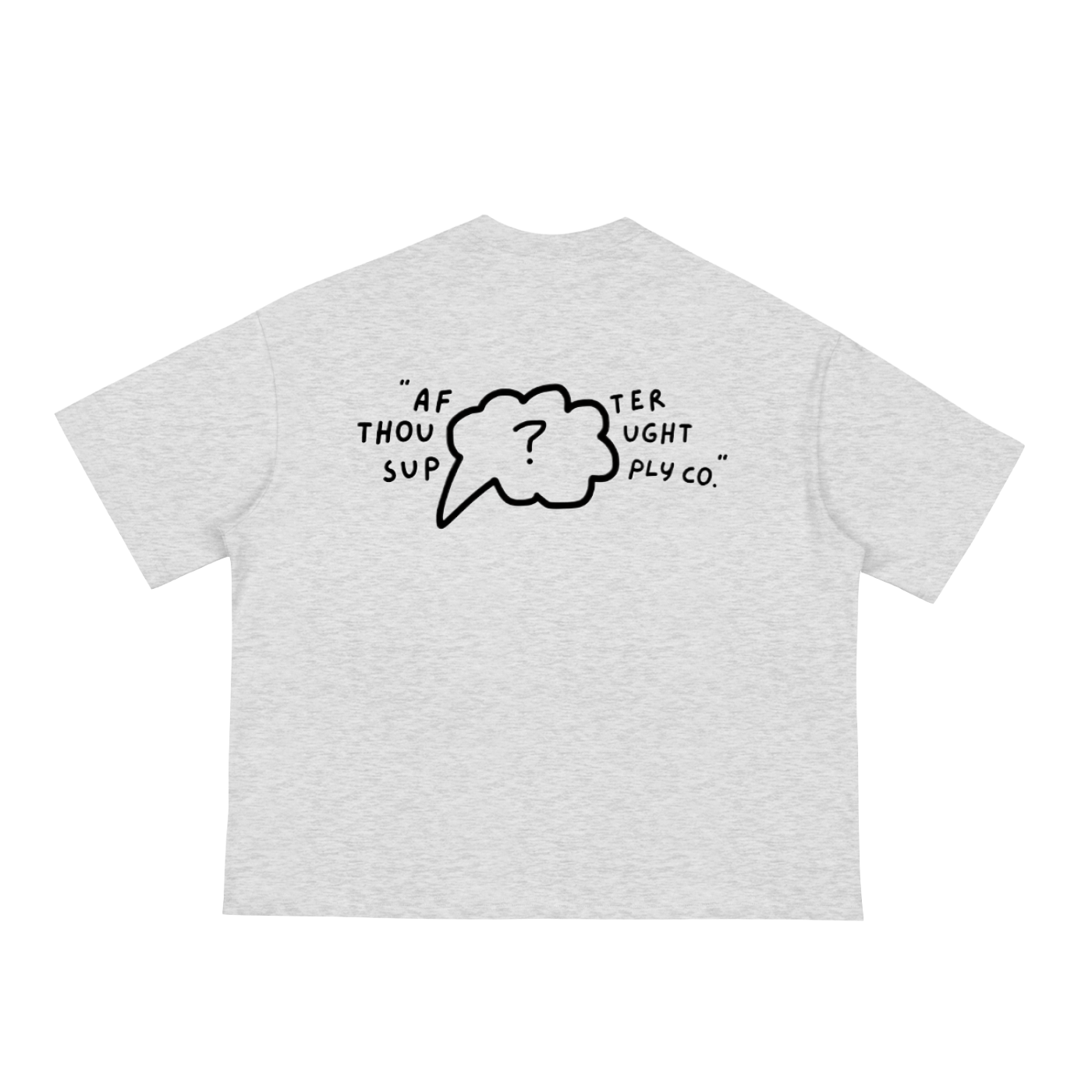 "THOUGHT BUBBLE" LOOSE BOXY TEE